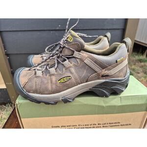 Keen Targhee Ii Waterproof Hiking Wide Mens Brown Sneakers Shoes 10157 Sz 9 $160
